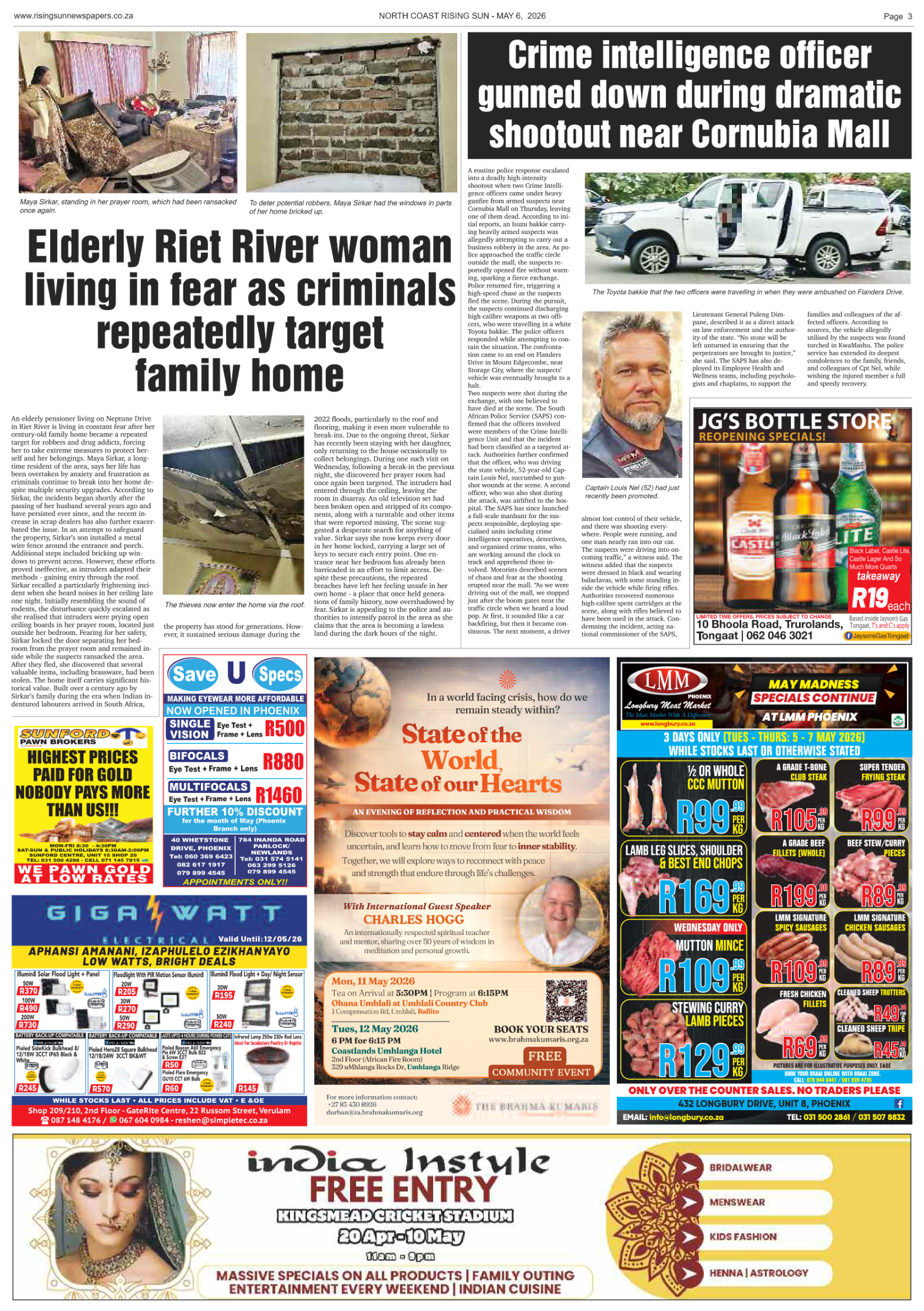 North Coast Rising Sun E-Paper, May 6, 2026 page 3