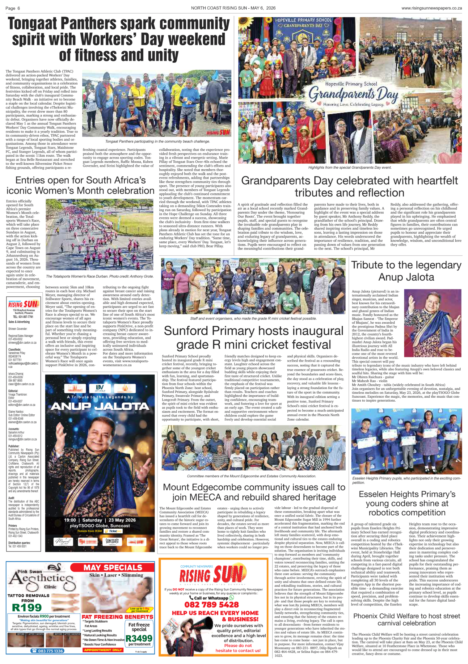North Coast Rising Sun E-Paper, May 6, 2026 page 6