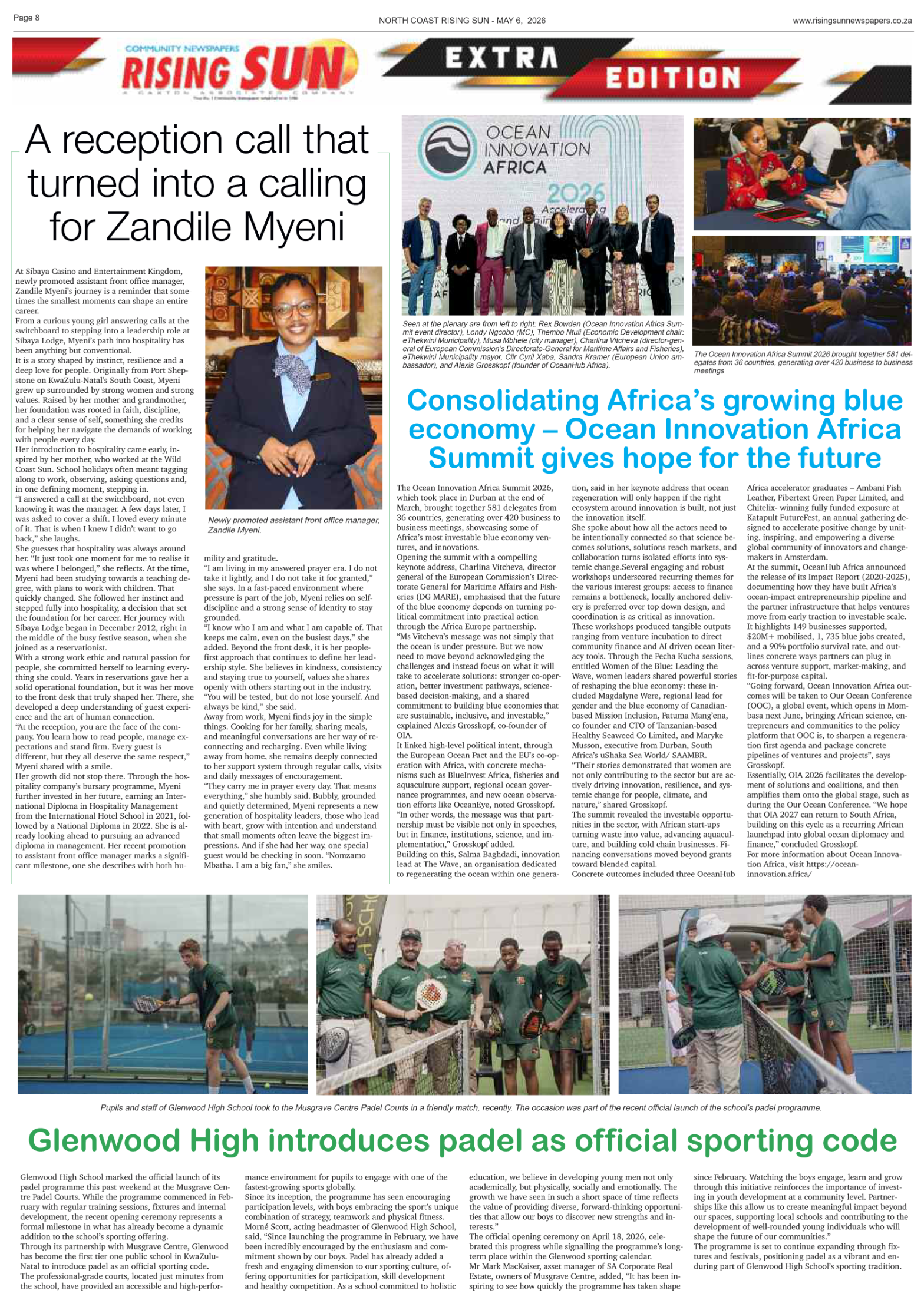 North Coast Rising Sun E-Paper, May 6, 2026 page 8
