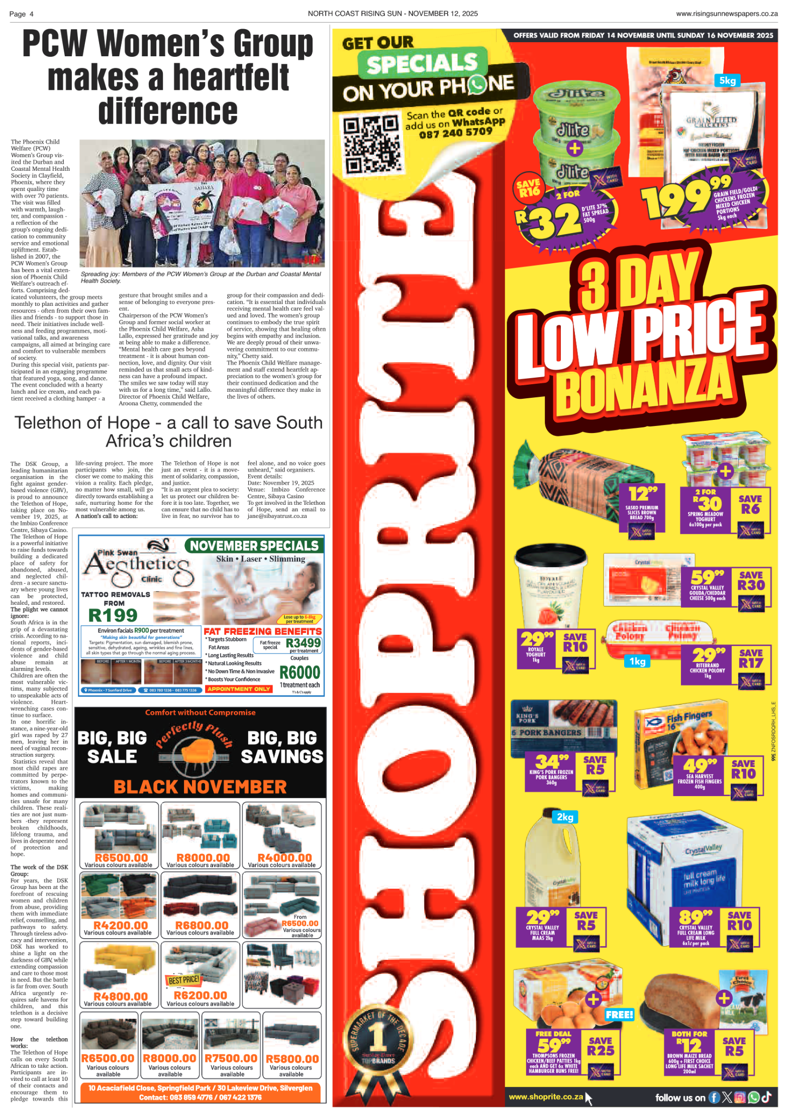 North Coast Rising Sun E-Paper, November 12, 2025 page 6