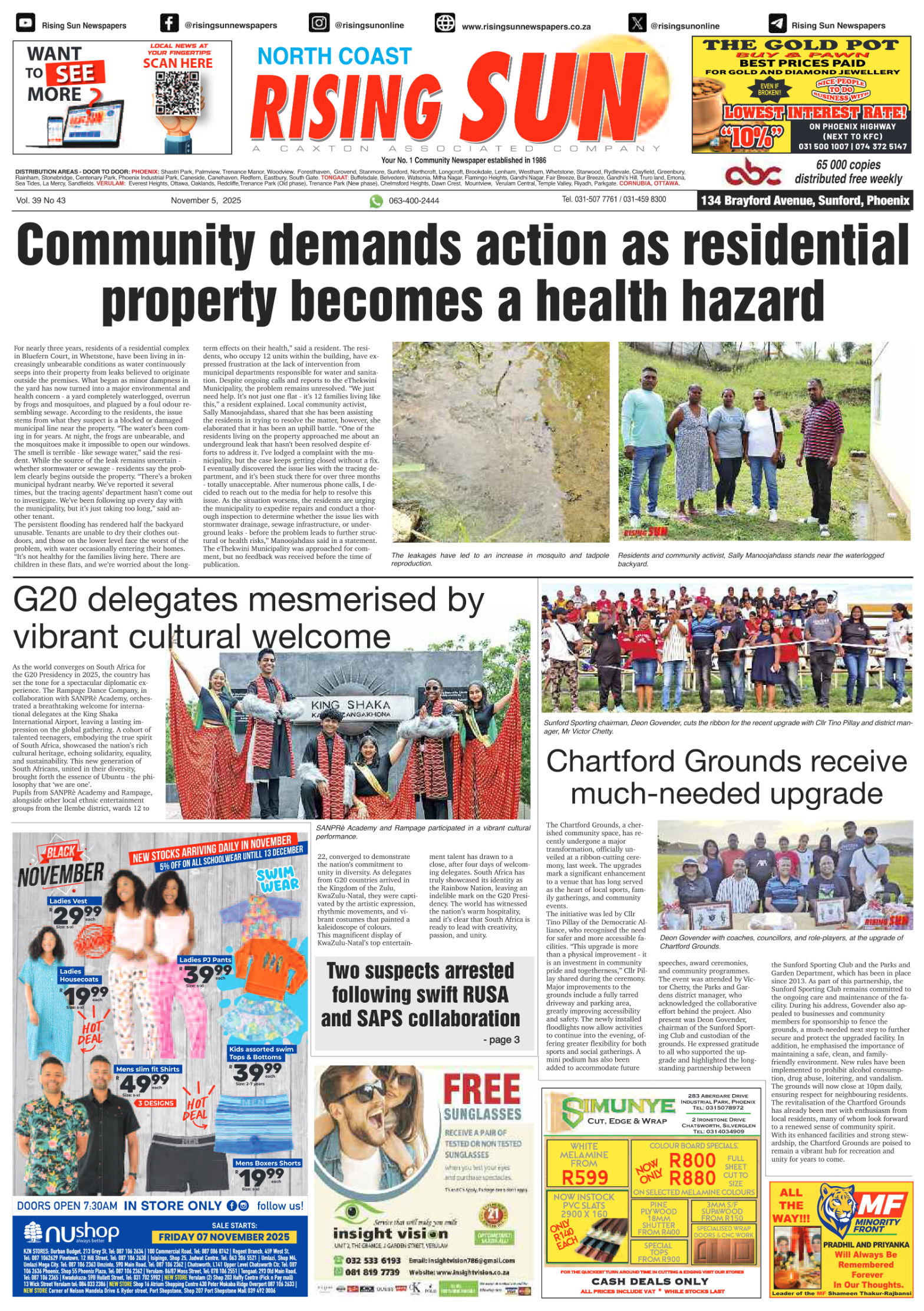 North Coast Rising Sun E-Paper, November 5, 2025 page 3