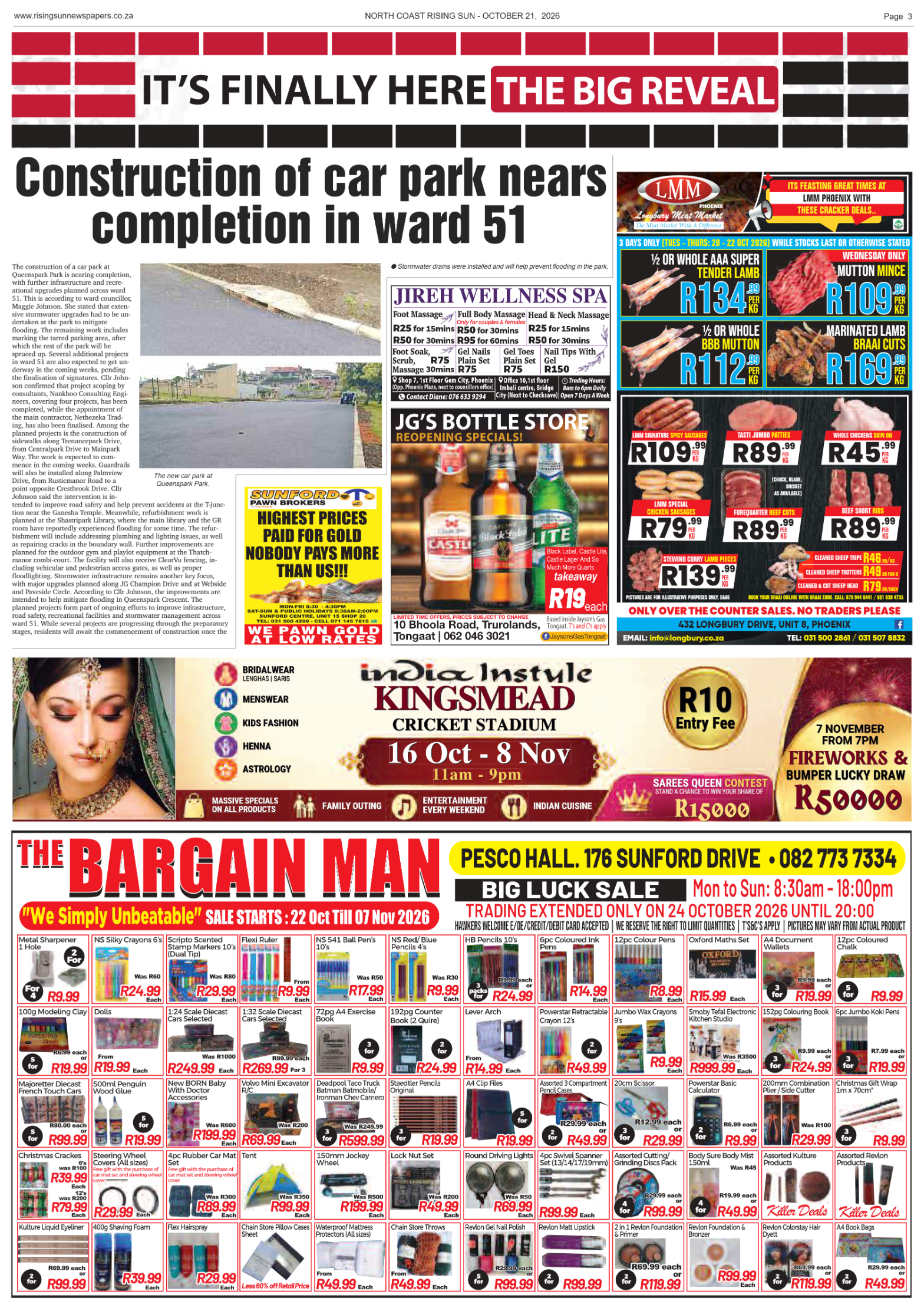North Coast Rising Sun E-Paper, October 21, 2026 | Rising Sun Newspapers