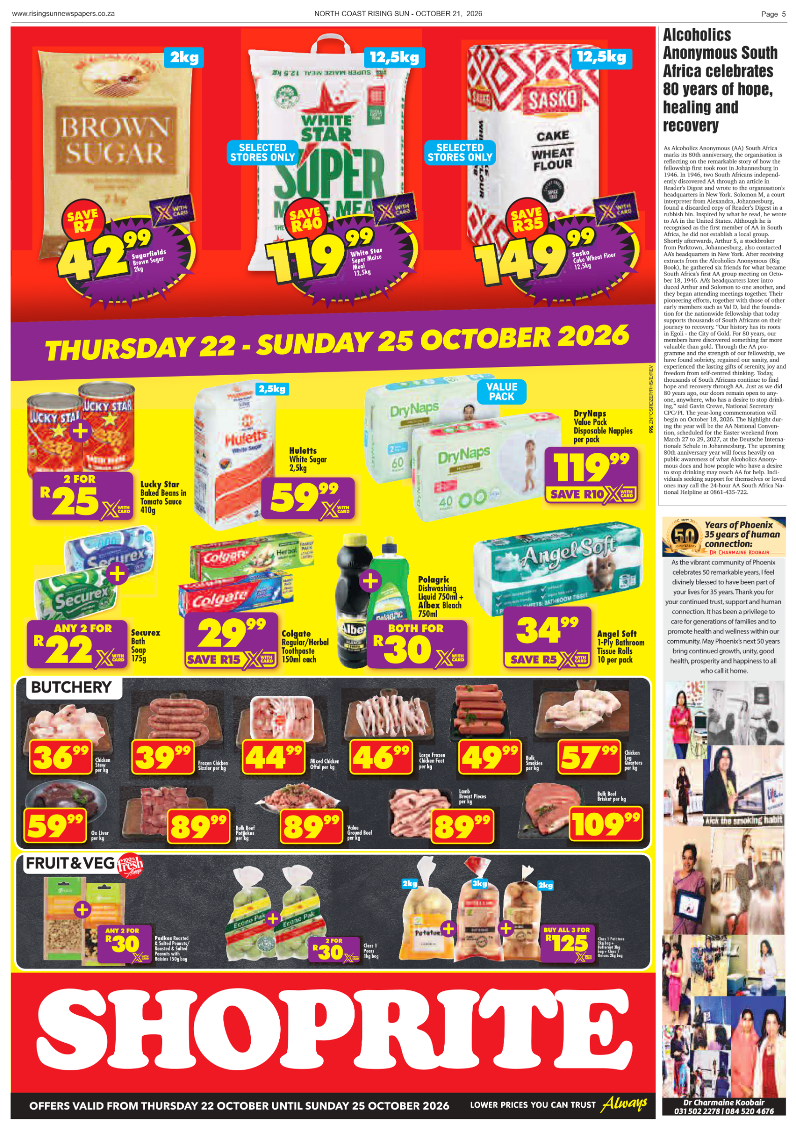 North Coast Rising Sun E-Paper, October 21, 2026 | Rising Sun Newspapers