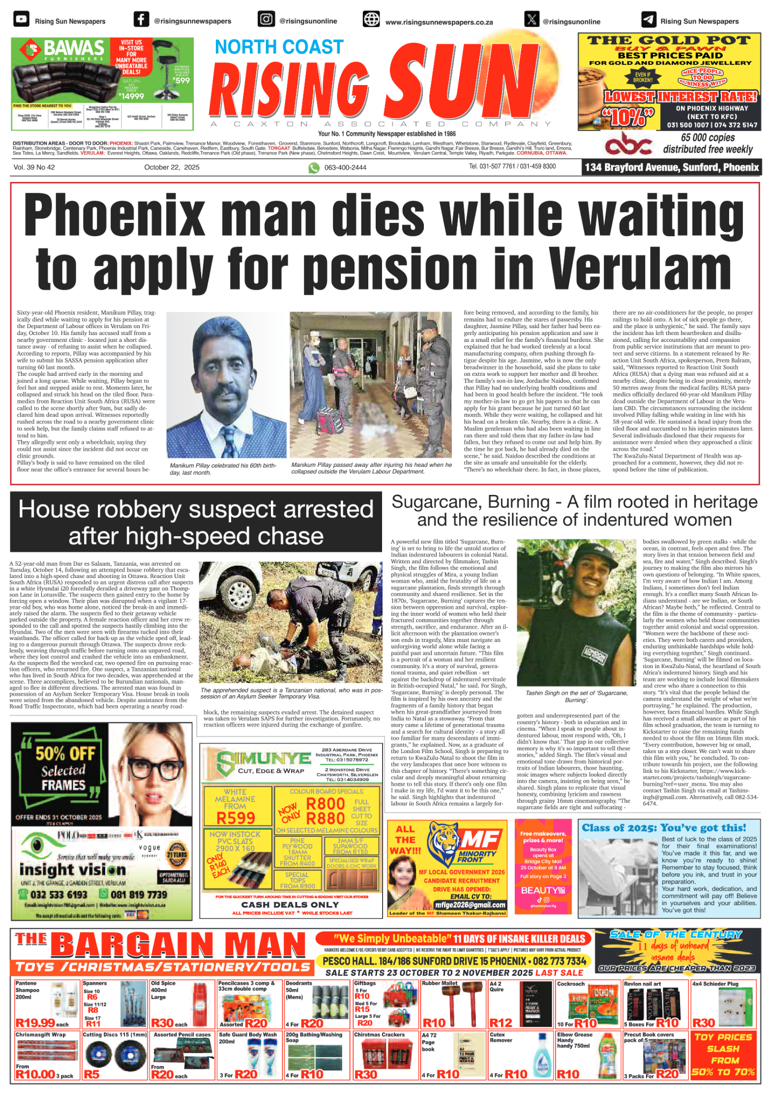 North Coast Rising Sun E-Paper, October 22, 2025 page 7