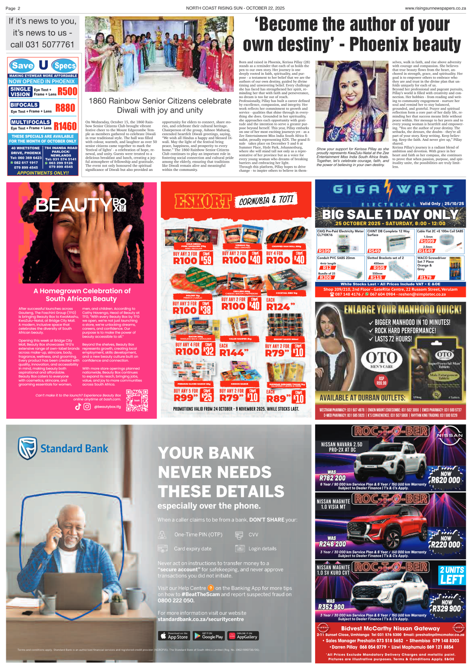 North Coast Rising Sun E-Paper, October 22, 2025 page 8