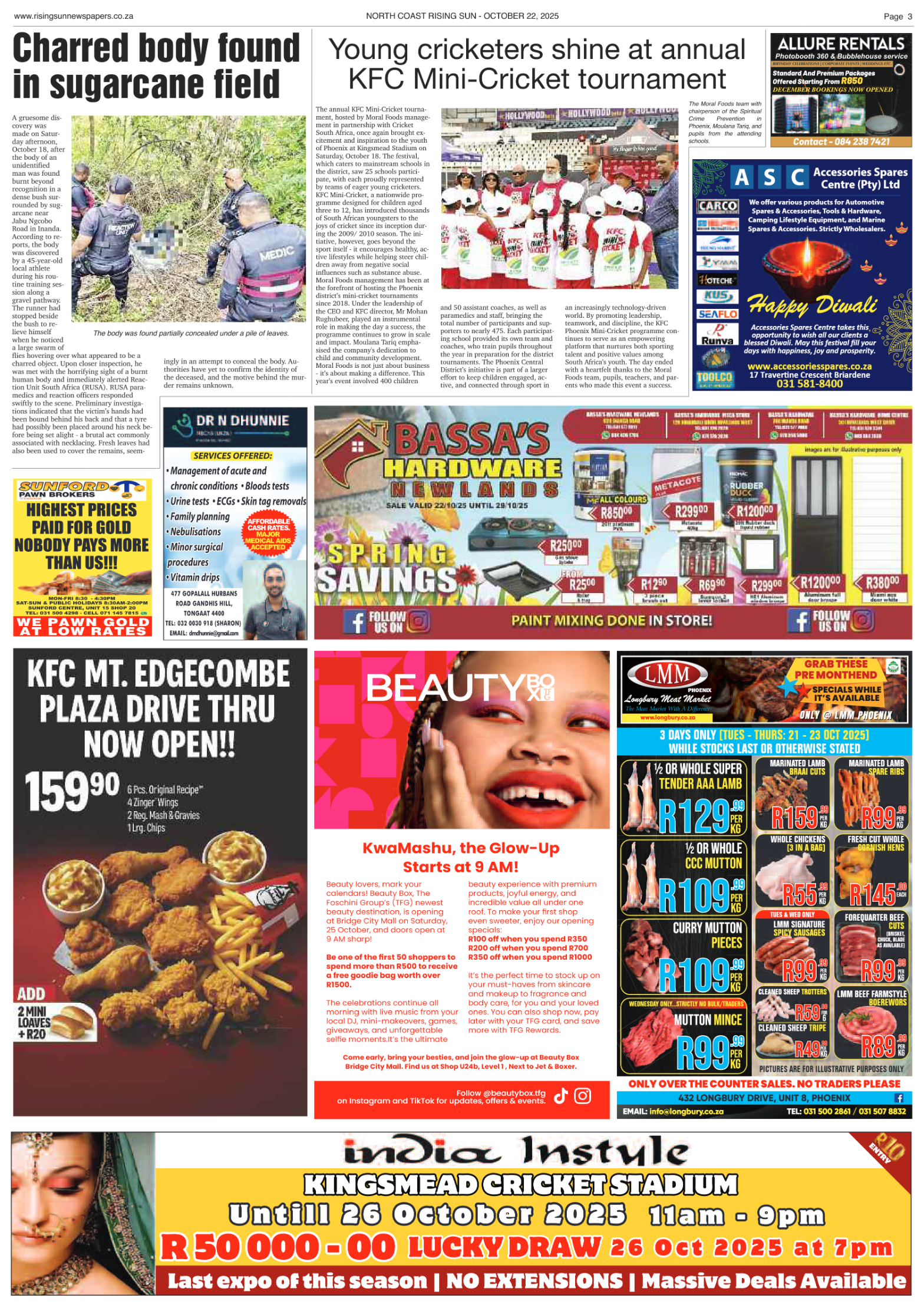 North Coast Rising Sun E-Paper, October 22, 2025 page 9