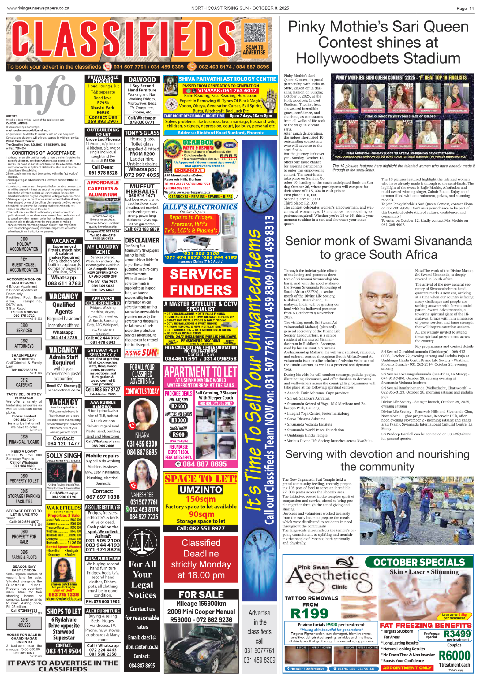 North Coast Rising Sun E-Paper, October 8, 2025 page 16