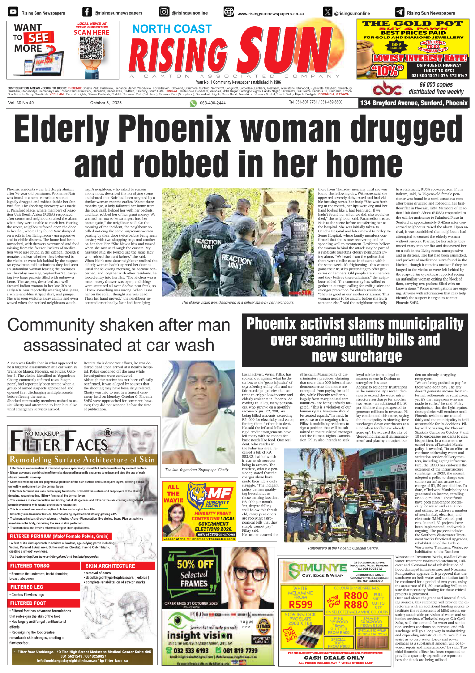 North Coast Rising Sun E-Paper, October 8, 2025 page 3