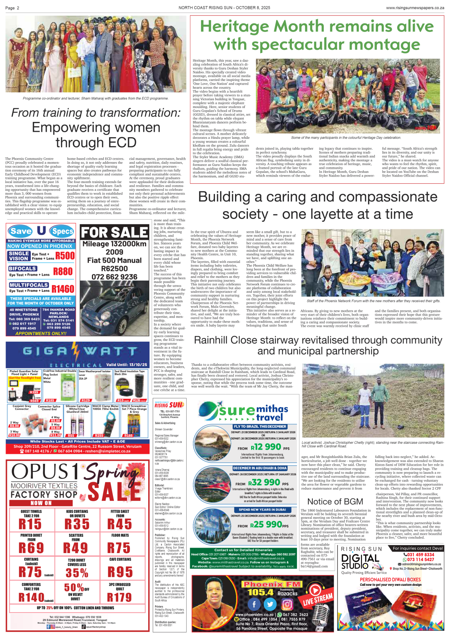North Coast Rising Sun E-Paper, October 8, 2025 page 4