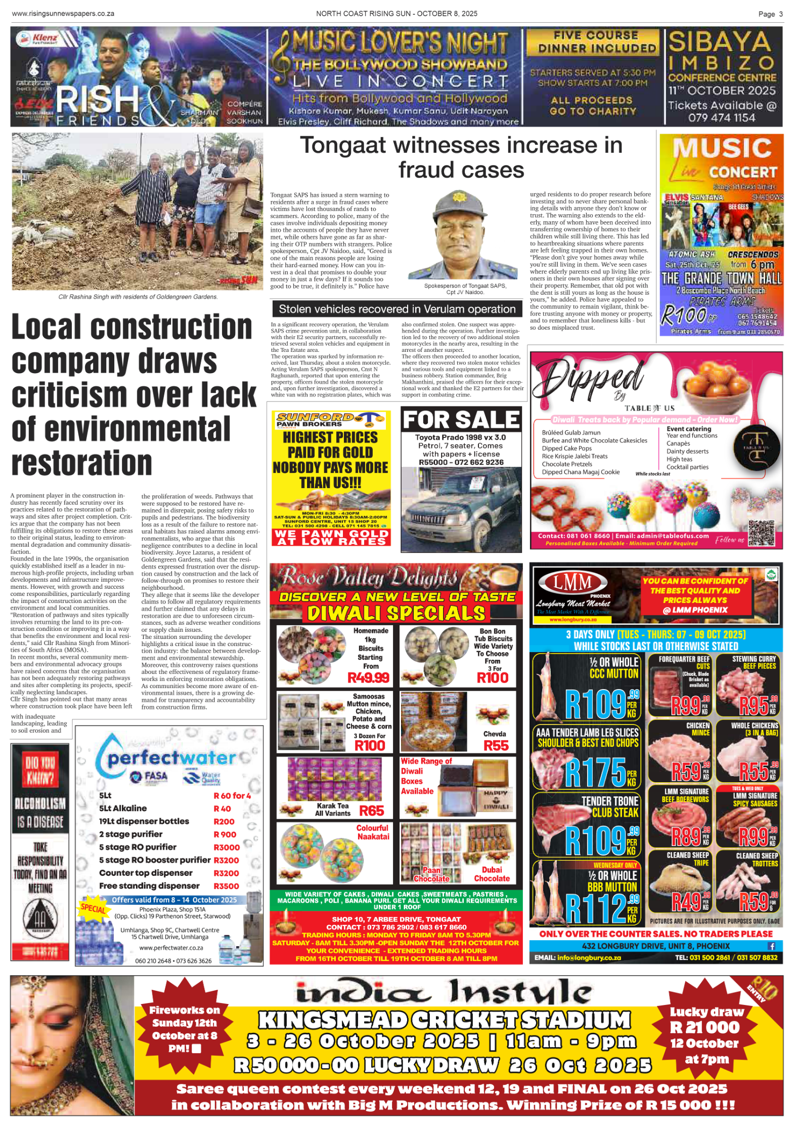 North Coast Rising Sun E-Paper, October 8, 2025 page 5