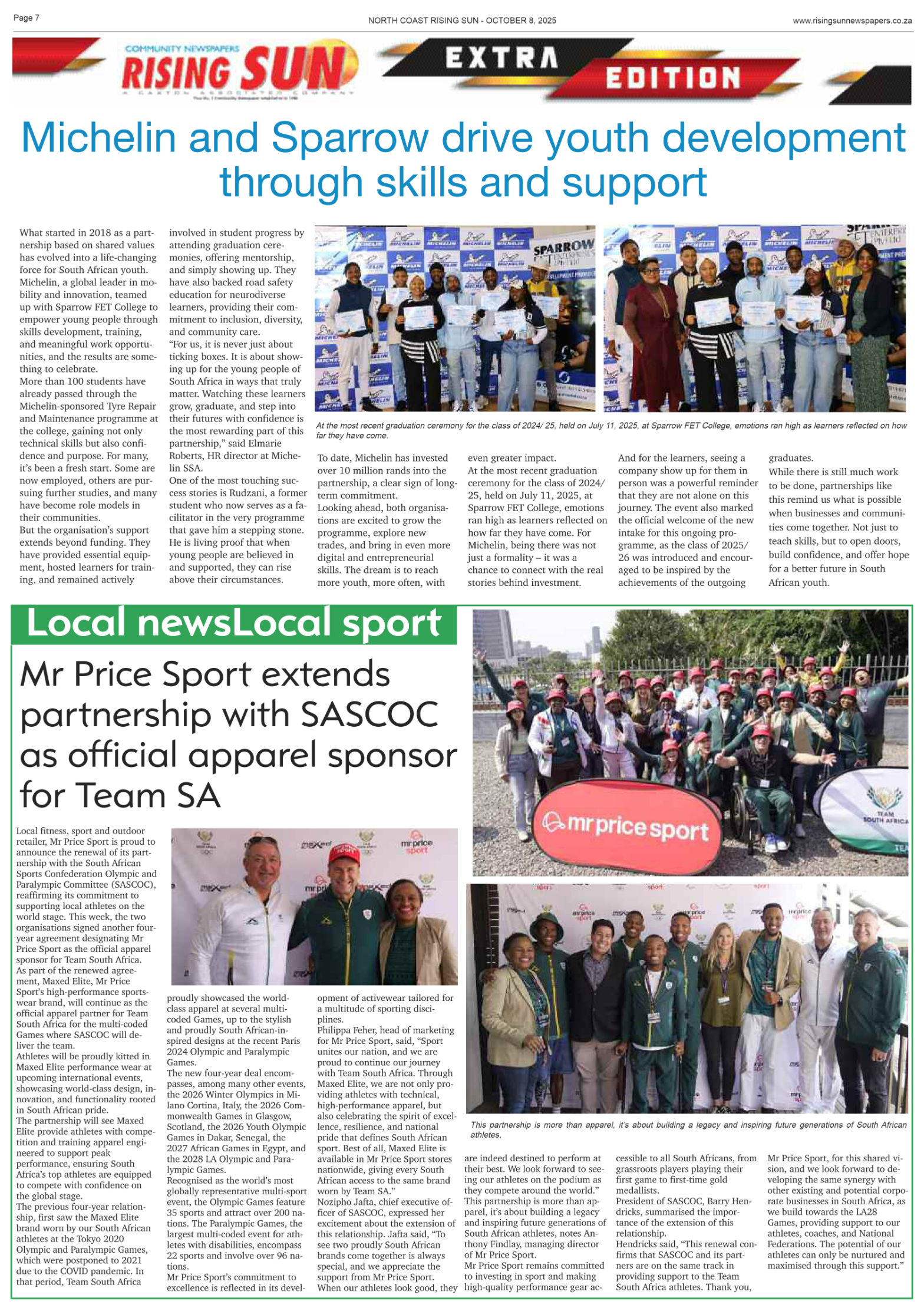 North Coast Rising Sun E-Paper, October 8, 2025 page 9