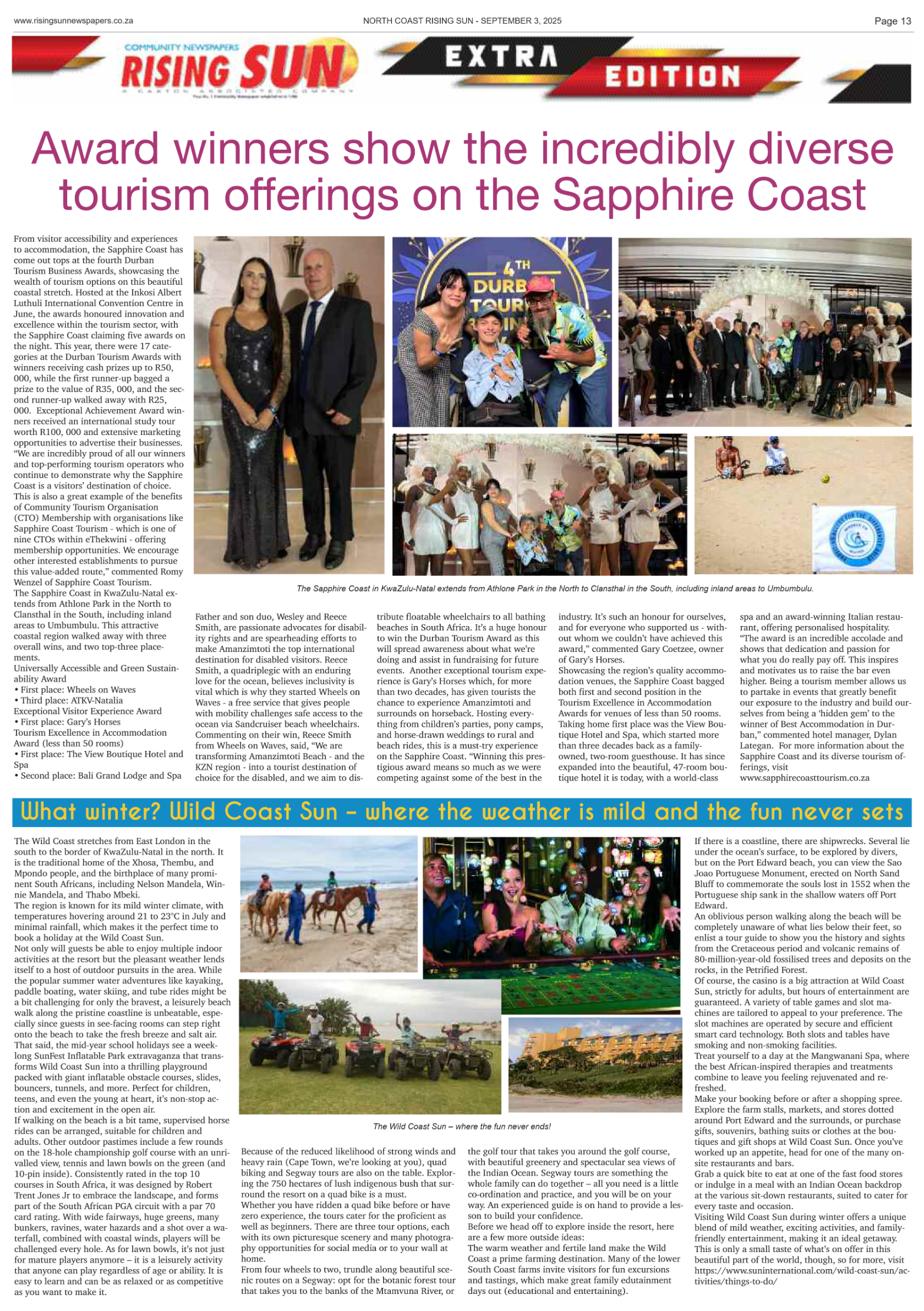 North Coast Rising Sun E-Paper, September 3, 2025 page 13