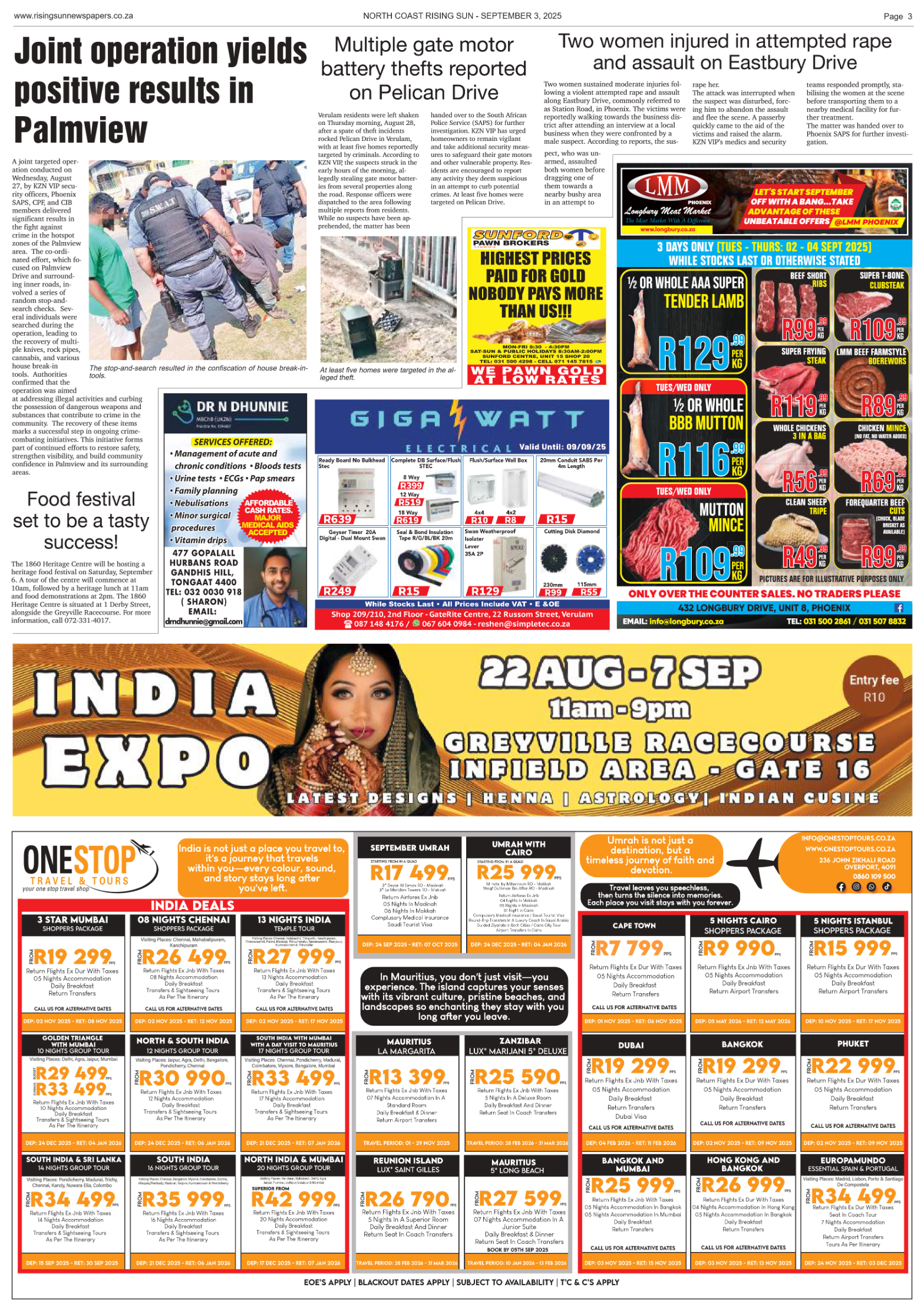 North Coast Rising Sun E-Paper, September 3, 2025 page 3