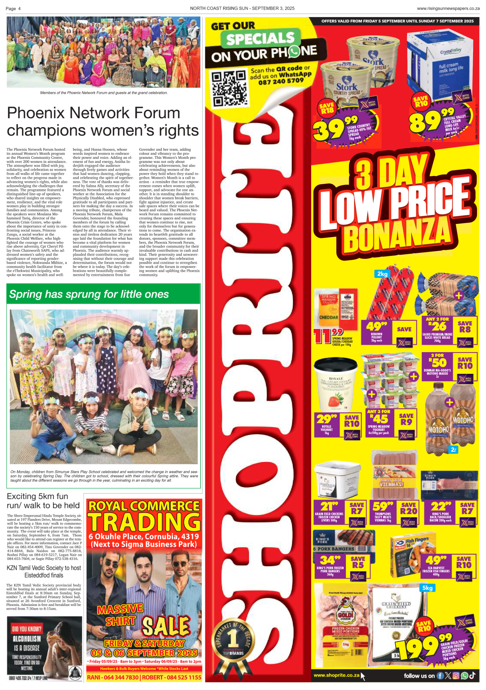 North Coast Rising Sun E-Paper, September 3, 2025 page 4