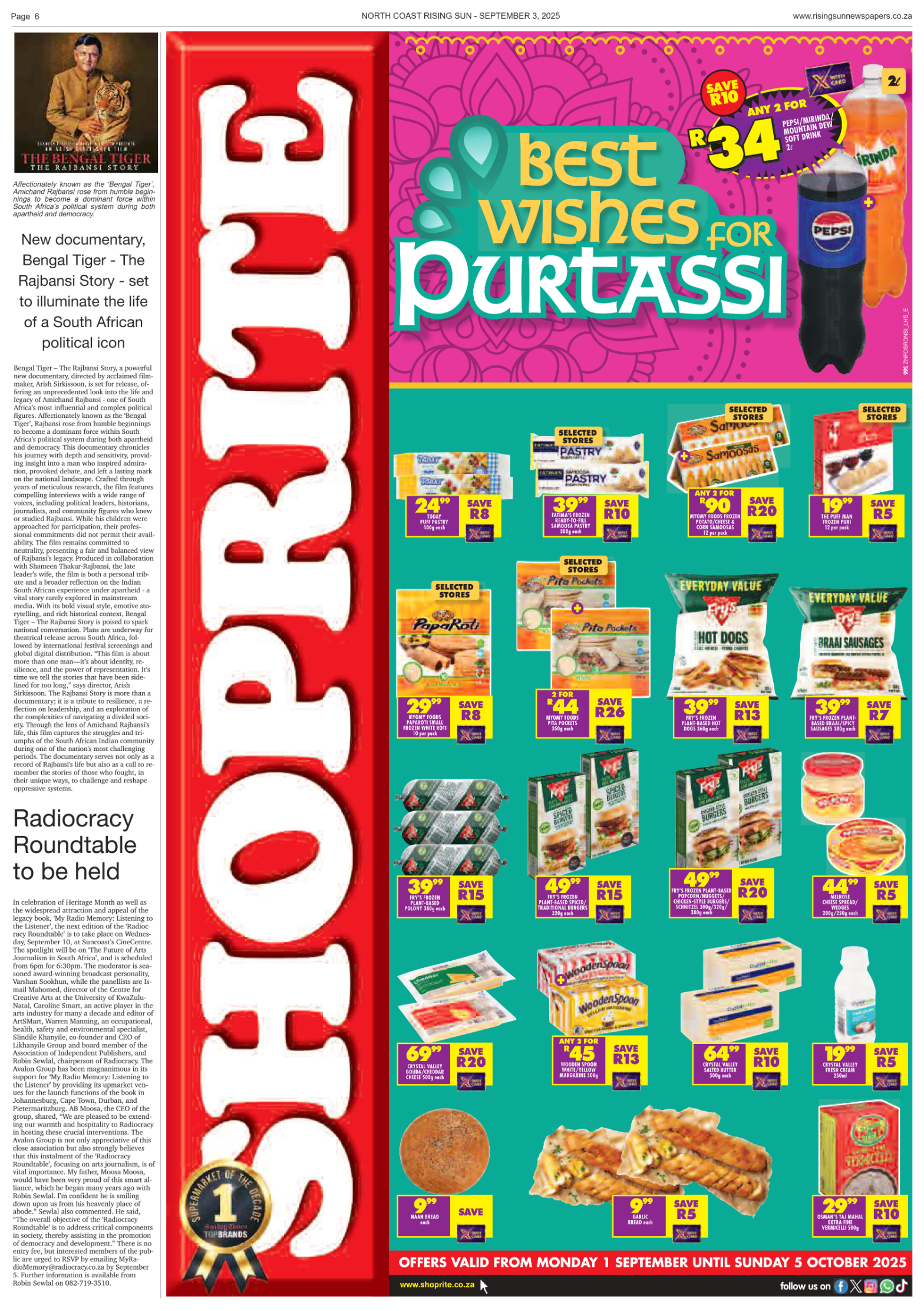 North Coast Rising Sun E-Paper, September 3, 2025 page 6