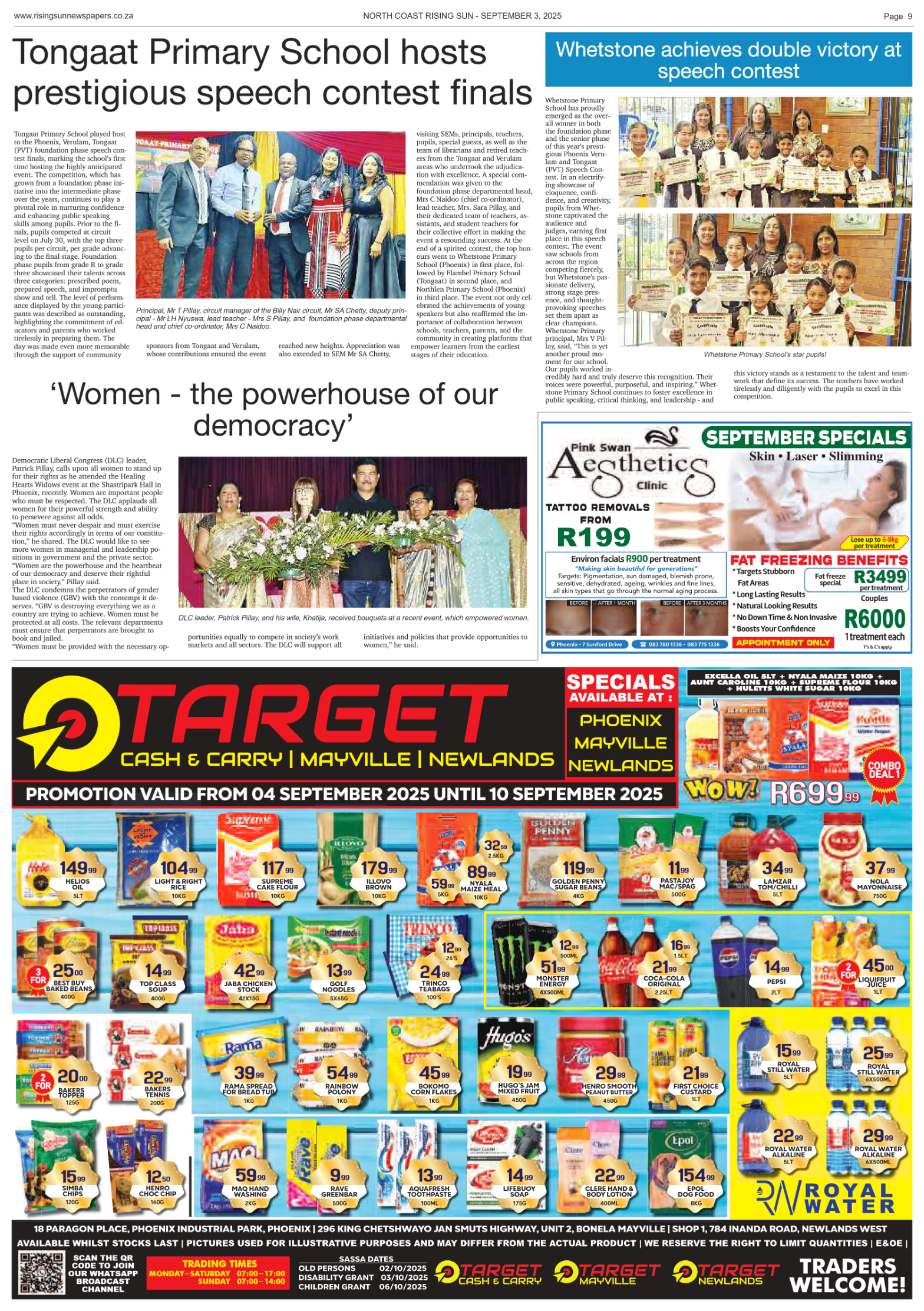 North Coast Rising Sun E-Paper, September 3, 2025 page 9